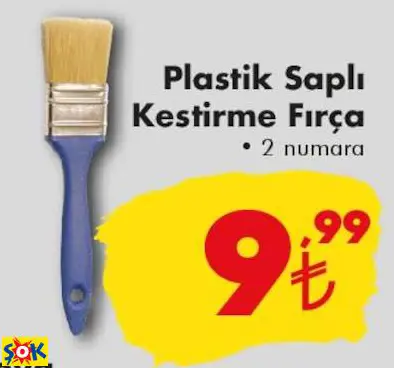 PLASTİK SAPLI KESTİRME FIRÇA